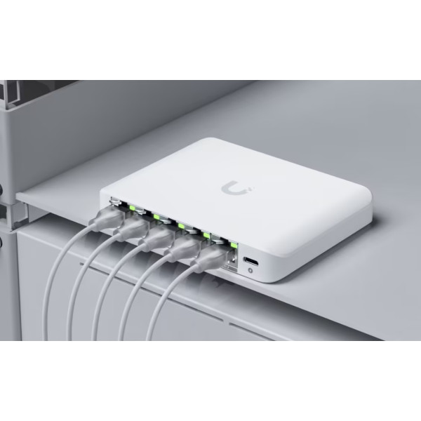 Фото - Коммутатор локальної мережі (Switch) Ubiquiti USW-FLEX-2.5G-5