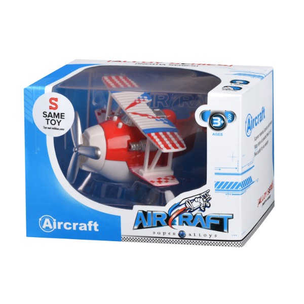 Фото - Пассажирский воздушный транспорт Same Toy Aircraft Красный со светом и музыкой (SY8012Ut-3)