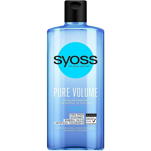 Фото - Шампунь женский SYOSS Pure Volume для нормального и тонких волос 440 мл (9000101277579)