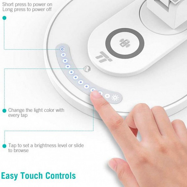 Фото - Настольная лампа TaoTronics Desk Lamp with Wireless 10W White (TT-DL036)