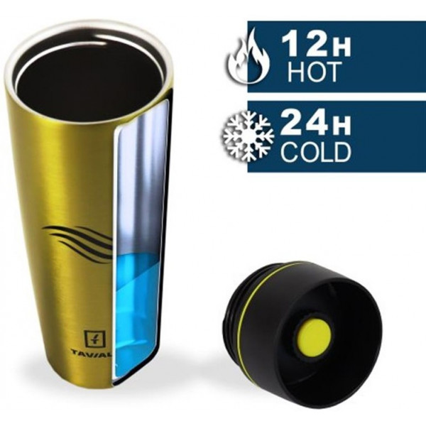 Фото - Термочашка Tavialo 460 мл Yellow (188107460)