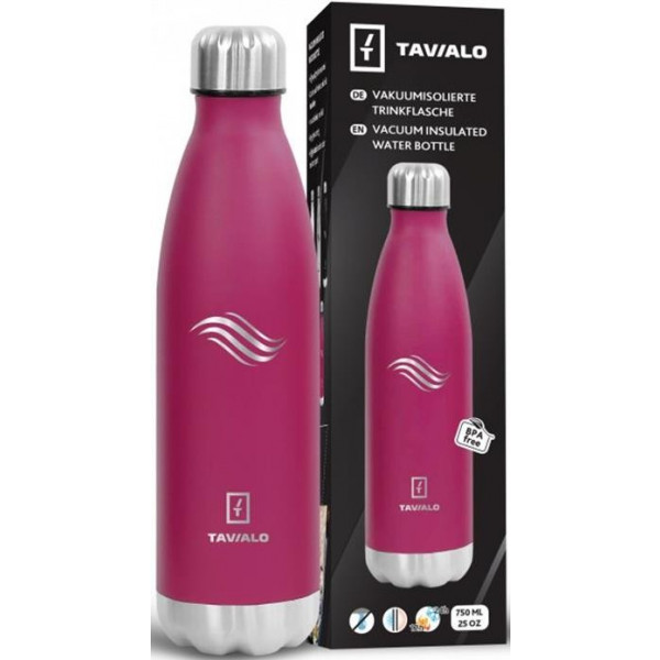 Фото - Термопляшка Tavialo 750 мл Burgundy (191750103)