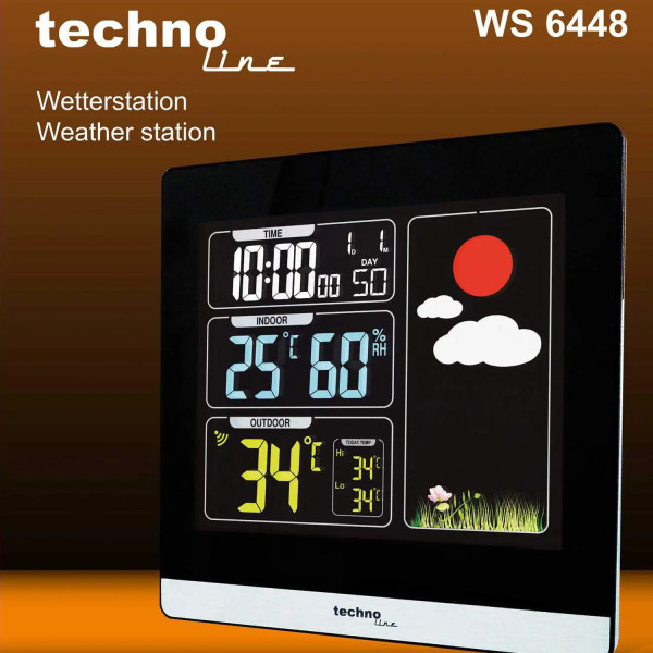 Фото - Метеостанция Technoline Black (WS6448)