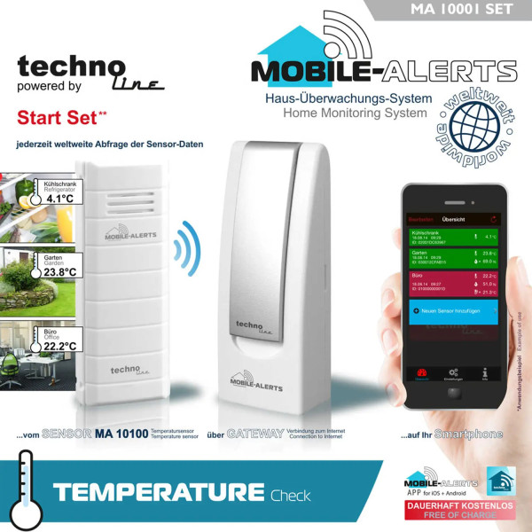 Фото - Метеостанція Technoline Mobile Alerts Start Set (MA10001)