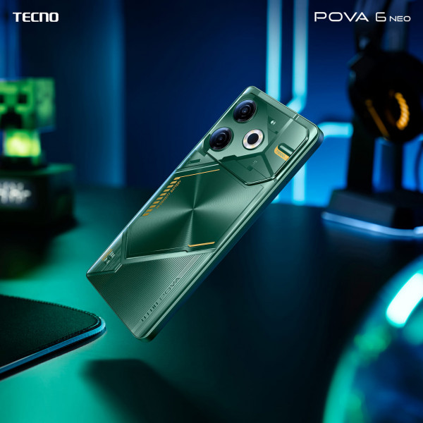 Фото - Смартфон Tecno Pova 6 Neo 8/256GB Comet Green (LI6)