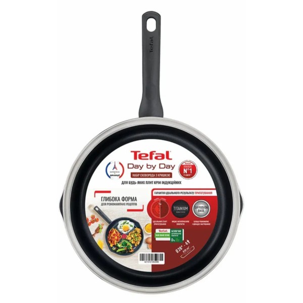 Фото - Сковорода універсальна Tefal B5580623_SET Day by Day 28 см
