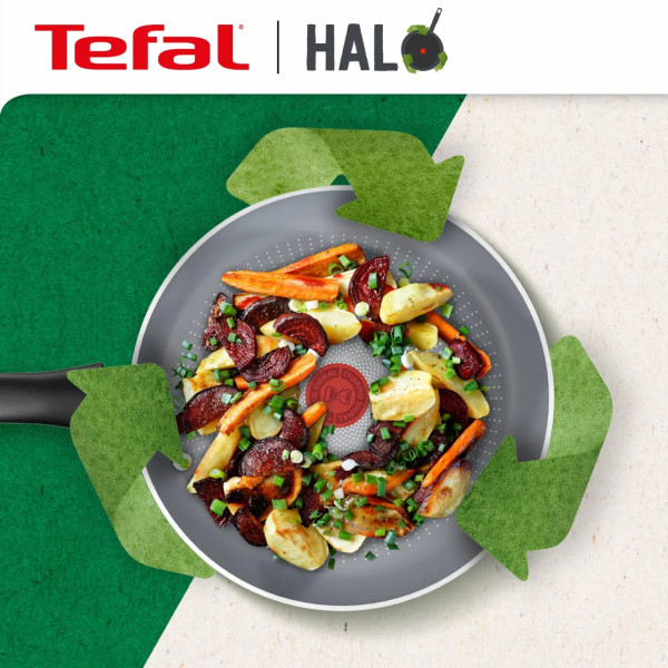 Фото - Сковорода універсальна Tefal C3120253 Halo 20 см
