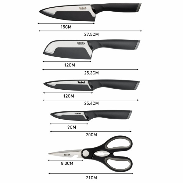 Фото - Набор ножей Tefal Comfort 5 пр. (K2215S55)