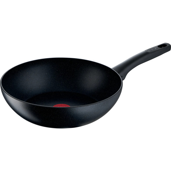 Фото - Сковорода ВОК Tefal G2811972 Black Stone 28 см