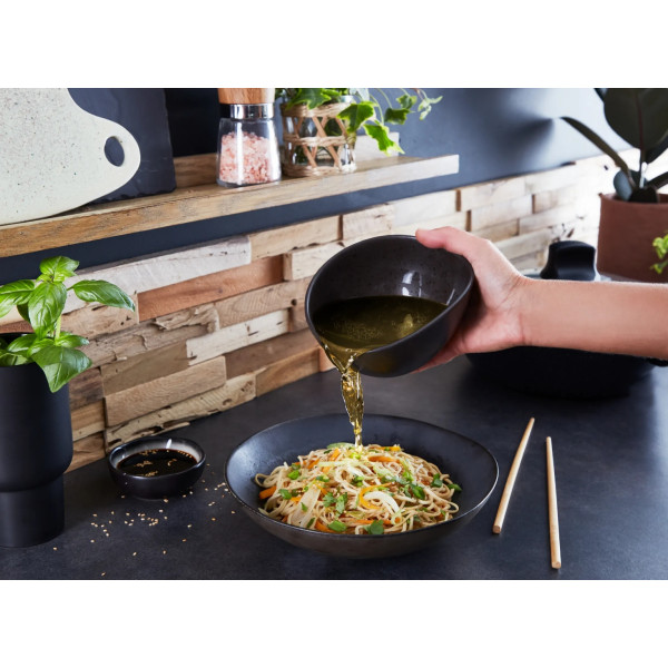 Фото - Сковорода ВОК Tefal G2811972 Black Stone 28 см