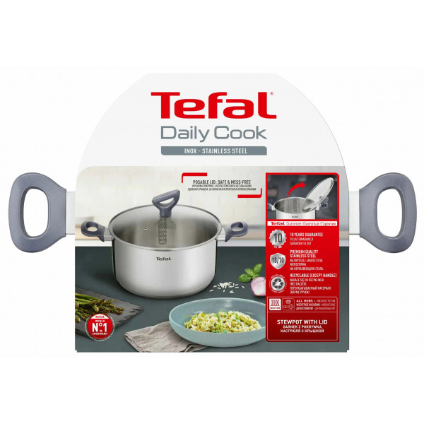 Фото - Кастрюля Tefal G7124645 Daily Cook 5 л