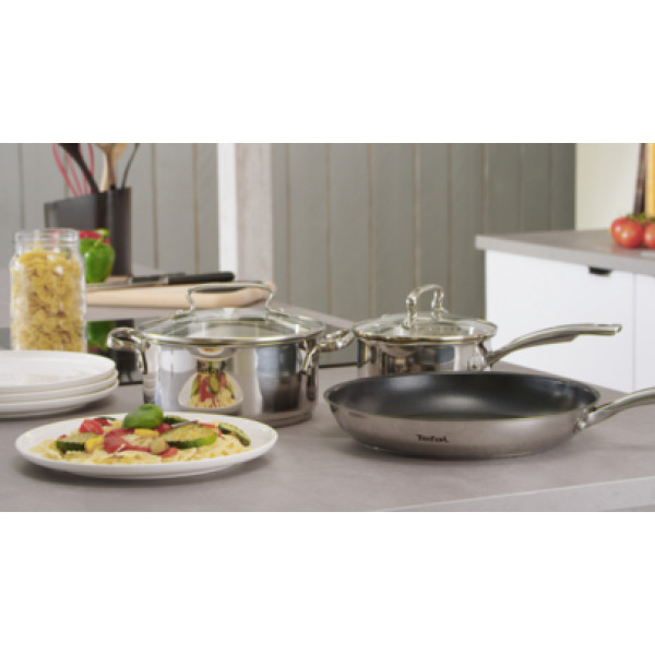 Фото - Набір сковорідок Tefal G718S334 Duetto+ 20см/24см/28 см
