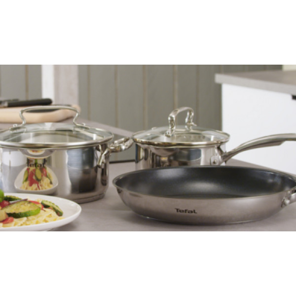 Фото - Набір сковорідок Tefal G718S334 Duetto+ 20см/24см/28 см