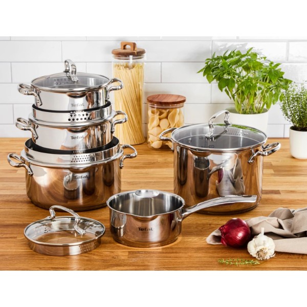 Фото - Уцінка - Набір посуду Tefal G719SA55 Duetto+ 10 пр