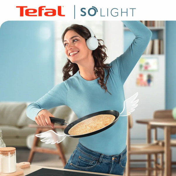 Фото - Сковорода для млинців Tefal H0563842 So'Light 25 см