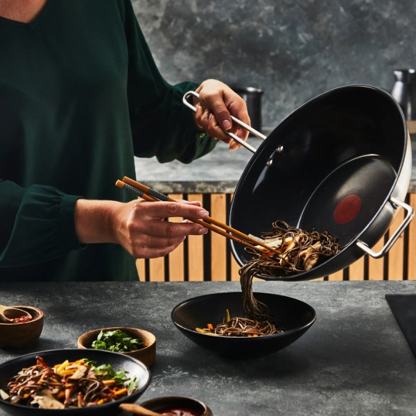Фото - Уцінка - Сковорода ВОК Tefal H8711955 Nordica 28 см