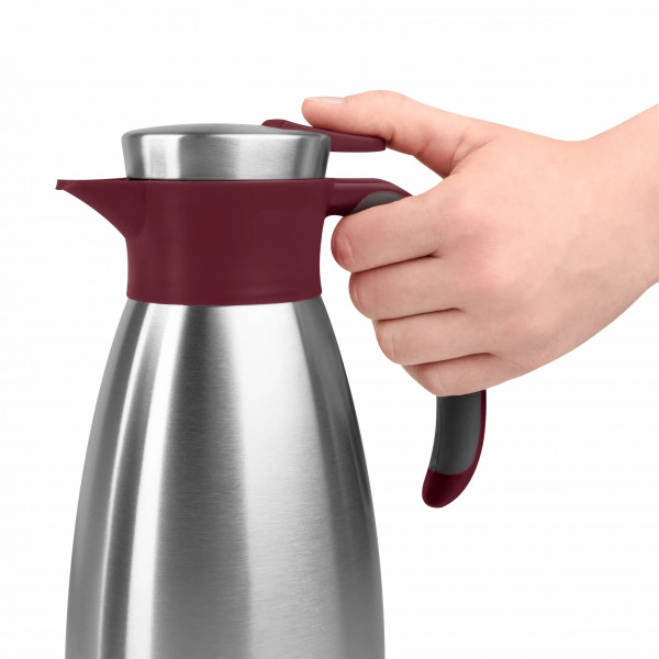 Фото - Термокувшин Tefal K3042214 Soft Grip 1,5 л бордо