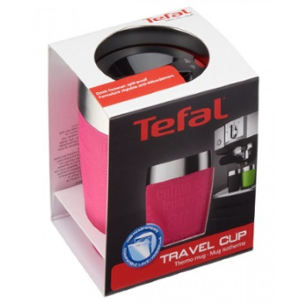 Фото - Термокружка Tefal K3082314 Travel Cup 0,2 л, розовая