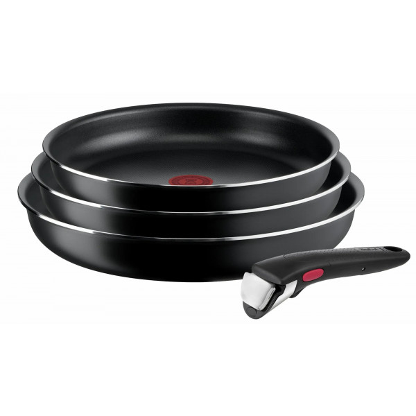 Фото - Набір сковорід зі знімною ручкою Tefal L1599043 Ingenio Easy On 4 пр. Фото - Набір сковорід зі знімною ручкою Tefal L1599043 Ingenio Easy On 4 пр.