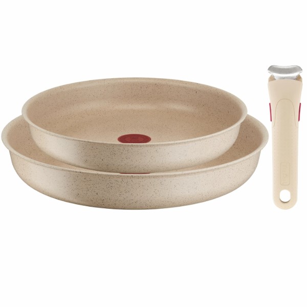 Фото - Набір сковорід зі знімною ручкою Tefal L7839043 Ingenio Delight 3 пр