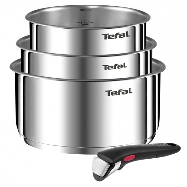 Фото - Набір посуду зі знімною ручкою Tefal L8964S55 Ingenio Emotion 4 пр