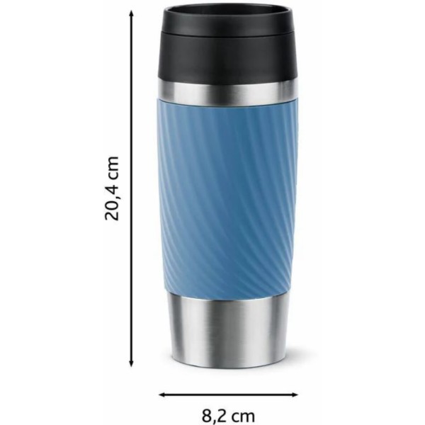 Фото - Термочашка Tefal N2024510 Travel Mug Classic Twist 0,36 л блакитний