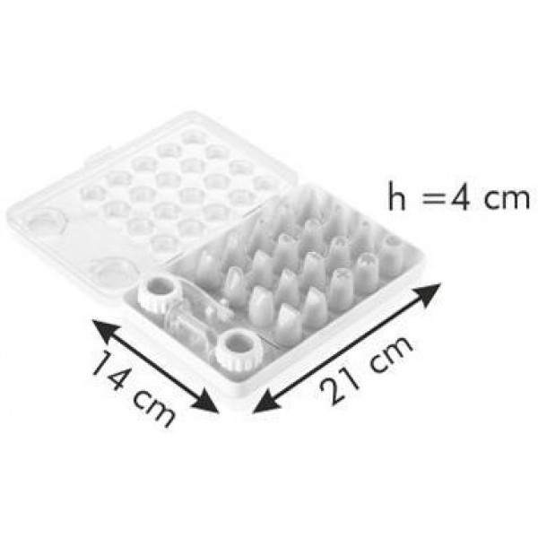 Фото - Набір кондитерських насадок tescoma 630496 DELICIA, 21 шт.