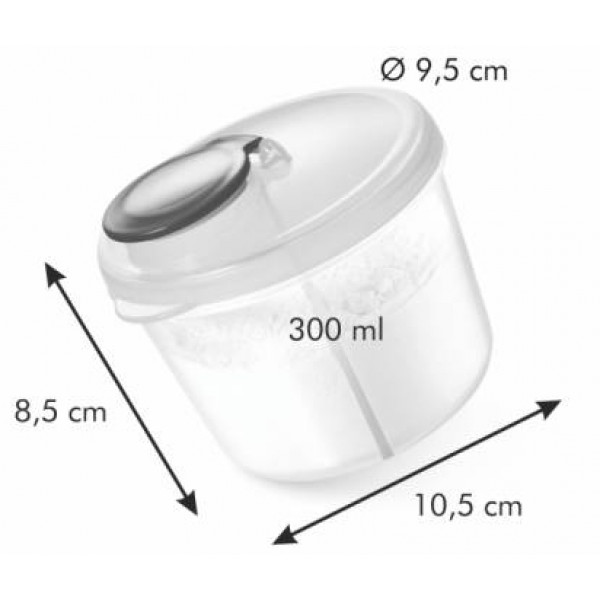 Фото - Емкость для сыпучих tescoma 667680 Papu Papi для сухого молока Blue