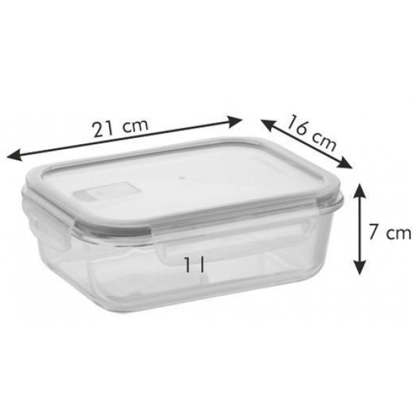 Фото - Ємність для зберігання tescoma Вісімсот дев'яносто дві тисячі сто сімдесят дві Freshbox Glass 1.0 л