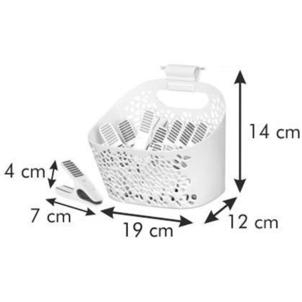 Фото - Прищіпки для білизни tescoma 900724 Clean Kit 20 шт.