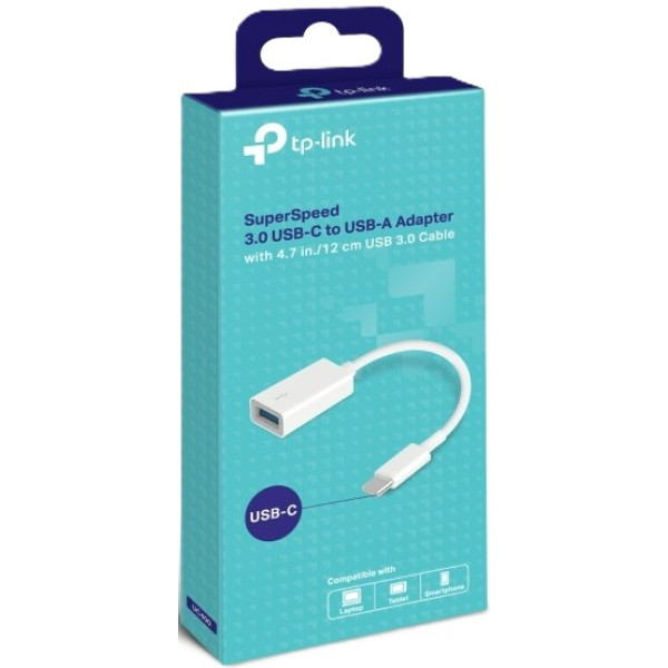 Фото - Перехідник TP-Link USB-C - USB-A White (UС400)