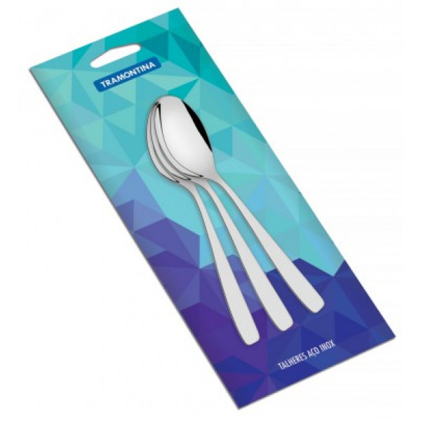 Фото - Набір ложок столових Tramontina Cosmos 3 шт (66950/011)