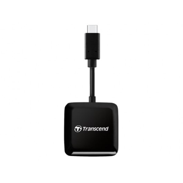 Фото - Кардридер Transcend USB 3.2 Gen 1 Type-C SD/microSD Black (TS-RDC3)