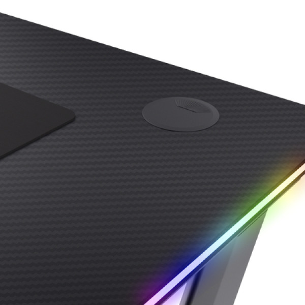 Фото - Стіл комп'ютерний Trust GXT 710 Luminus Pro RGB Black (25419)