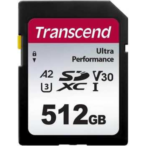 Фото - Карта пам'яті Transcend SD 512GB C10 UHS-I U3 A2 (TS512GSDC340S)