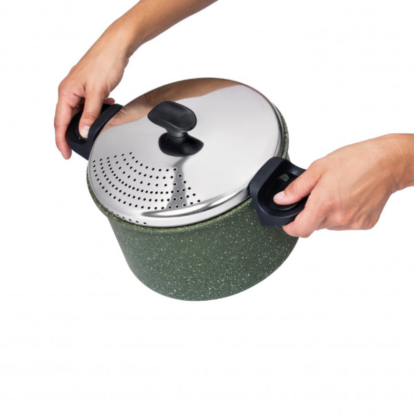 Фото - Каструля TVS Natura Induction 22 см (BS036222910001C)