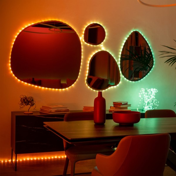 Фото - Гірлянда лінійна Twinkly Dots Lights RGB 400 IP44 20м USB-C (TWD400STP-BEU)