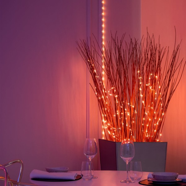 Фото - Гірлянда лінійна Twinkly Dots Lights RGB 400 IP44 20м USB-C (TWD400STP-BEU)