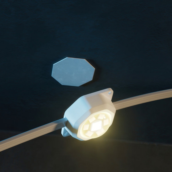 Фото - Гирлянда фигурная Twinkly Permanent Light RGB72 IP65 USB-C (TWPL072STP-TEU)