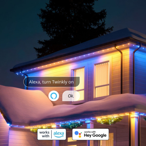 Фото - Гирлянда фигурная Twinkly Permanent Light RGB72 IP65 USB-C (TWPL072STP-TEU)