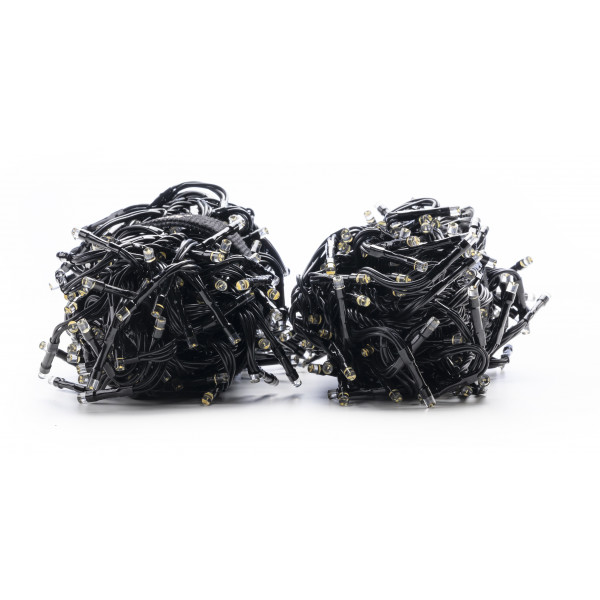 Фото - Гірлянда лінійна Twinkly Smart LED Cluster AWW, 400, BT + WiFi, Gen II, IP44, чорний (TWC400GOP-BEU)