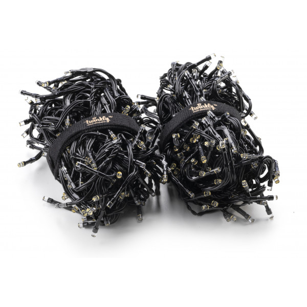 Фото - Гірлянда лінійна Twinkly Smart LED Cluster AWW, 400, BT + WiFi, Gen II, IP44, чорний (TWC400GOP-BEU)