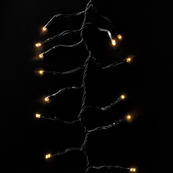 Фото - Гірлянда лінійна Twinkly Smart LED Cluster AWW, 400, BT + WiFi, Gen II, IP44, чорний (TWC400GOP-BEU)