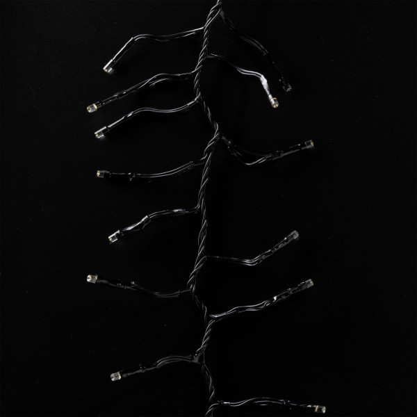 Фото - Гірлянда лінійна Twinkly Smart LED Cluster AWW, 400, BT + WiFi, Gen II, IP44, чорний (TWC400GOP-BEU)