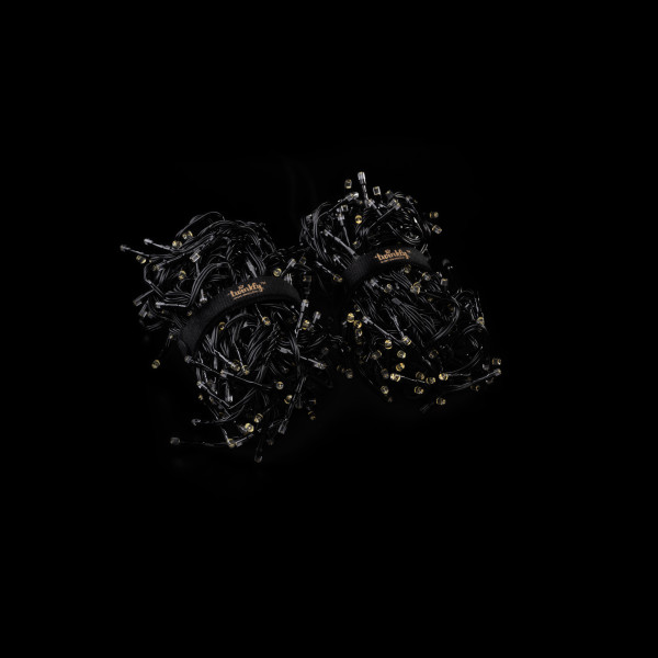 Фото - Гірлянда лінійна Twinkly Smart LED Cluster AWW, 400, BT + WiFi, Gen II, IP44, чорний (TWC400GOP-BEU)