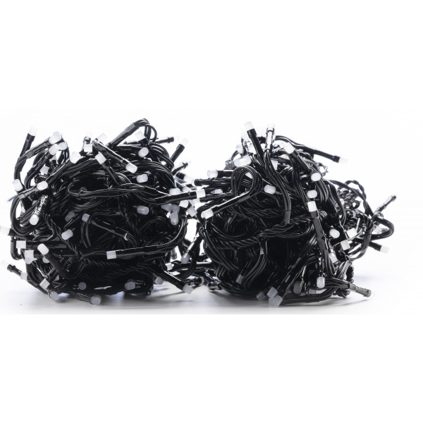 Фото - Гірлянда лінійна Twinkly Smart LED Cluster RGB, 400, BT + WiFi, Gen II, IP44, чорний (TWC400STP-BEU)