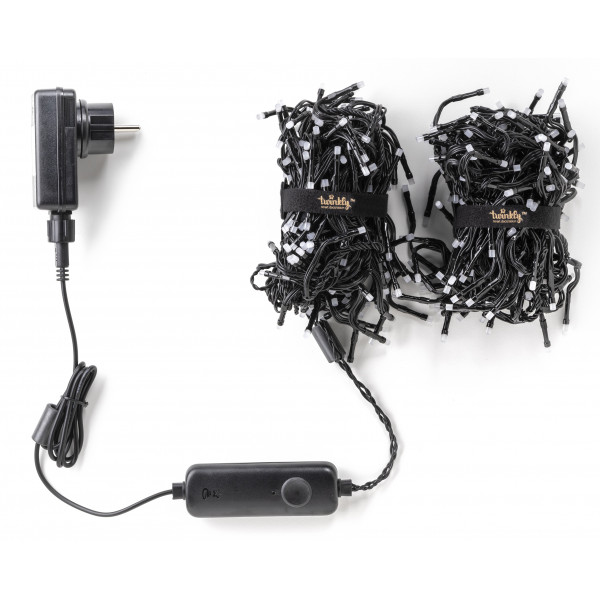 Фото - Гірлянда лінійна Twinkly Smart LED Cluster RGB, 400, BT + WiFi, Gen II, IP44, чорний (TWC400STP-BEU)