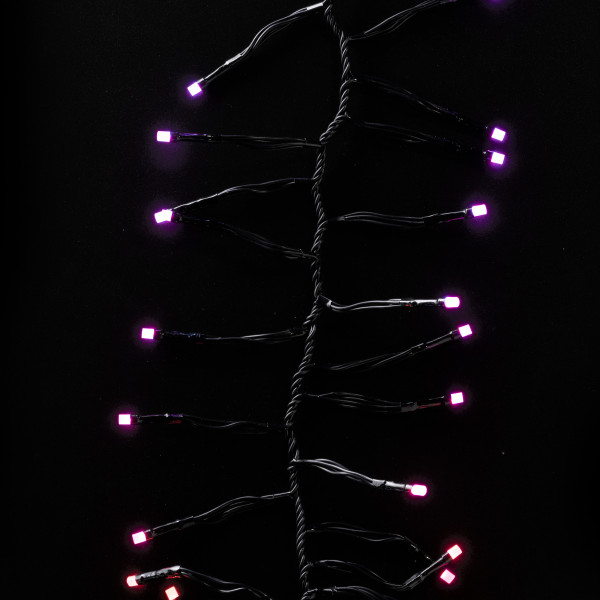 Фото - Гірлянда лінійна Twinkly Smart LED Cluster RGB, 400, BT + WiFi, Gen II, IP44, чорний (TWC400STP-BEU)