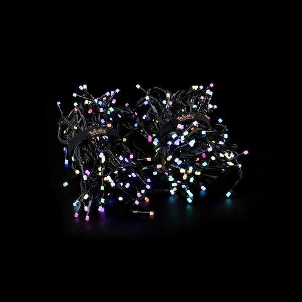 Фото - Гірлянда лінійна Twinkly Smart LED Cluster RGB, 400, BT + WiFi, Gen II, IP44, чорний (TWC400STP-BEU)