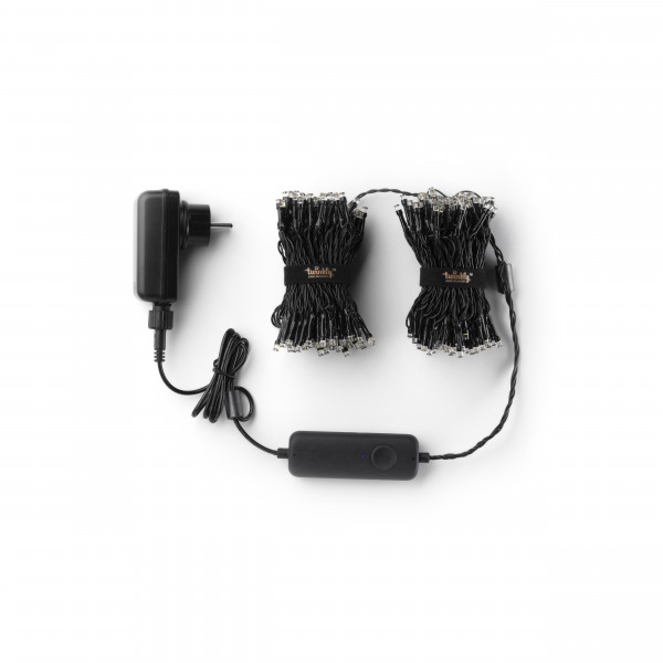 Фото - Гірлянда лінійна Twinkly Smart LED Strings AWW 250, BT+WiFi, Gen II, IP44, чорний (TWS250GOP-BEU)
